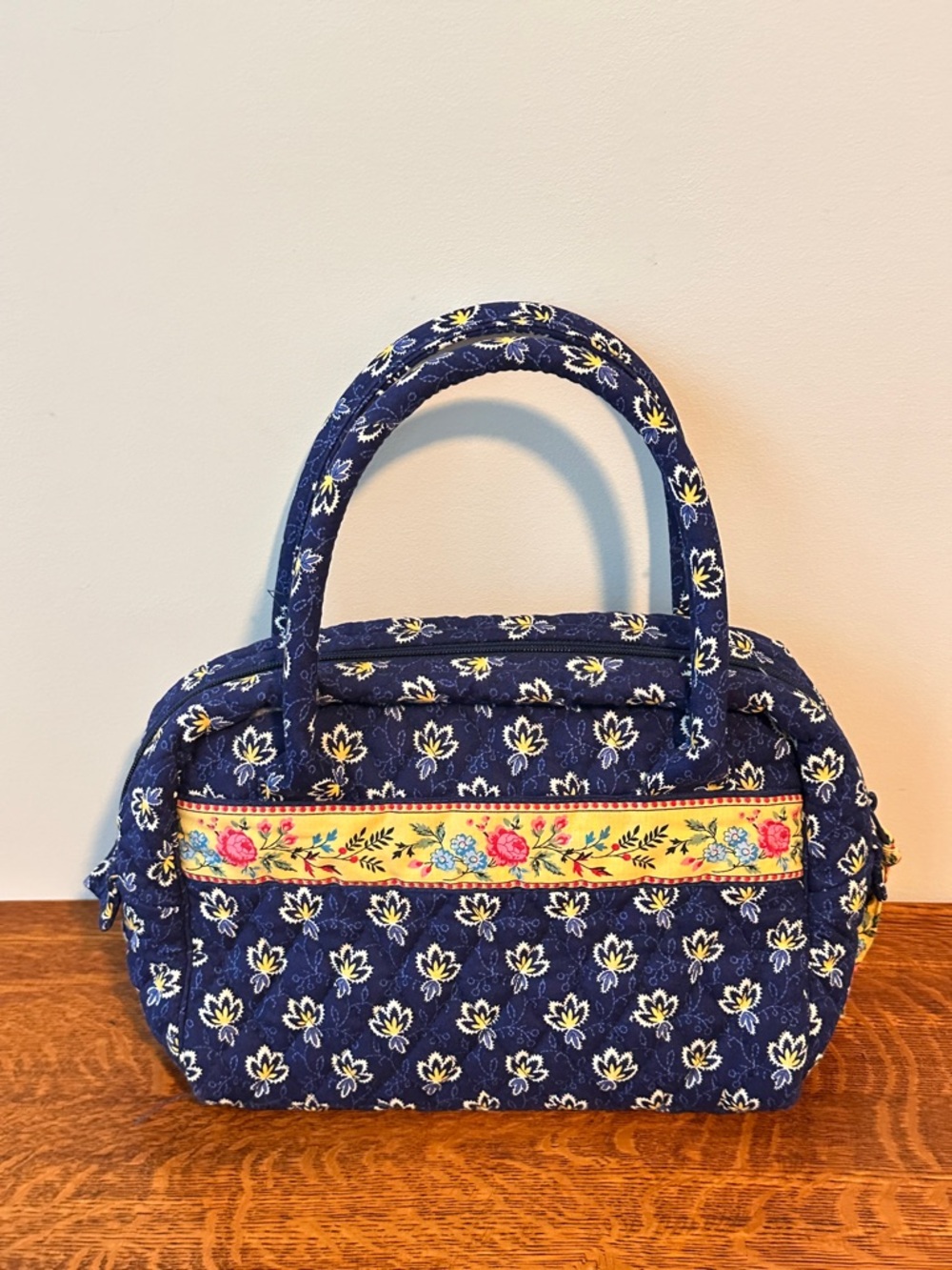 Vintage Retired Vera Bradley Pattern Quilted Handbag